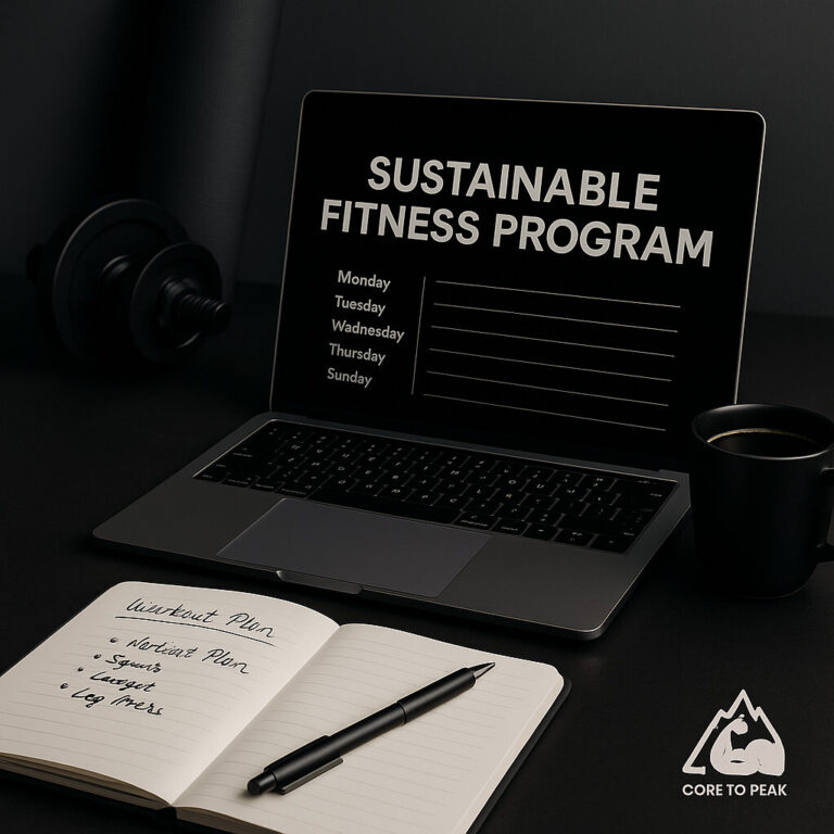 지속 가능한 운동 프로그램 만들기 이미지