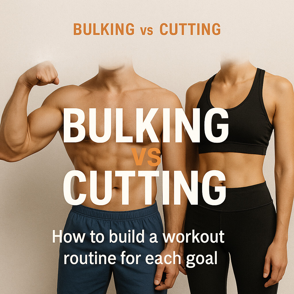벌크업 루틴과 다이어트 루틴