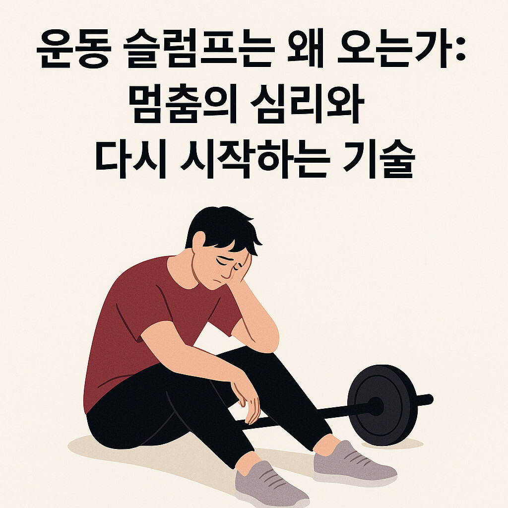 운동 슬럼프는 왜 오는가
