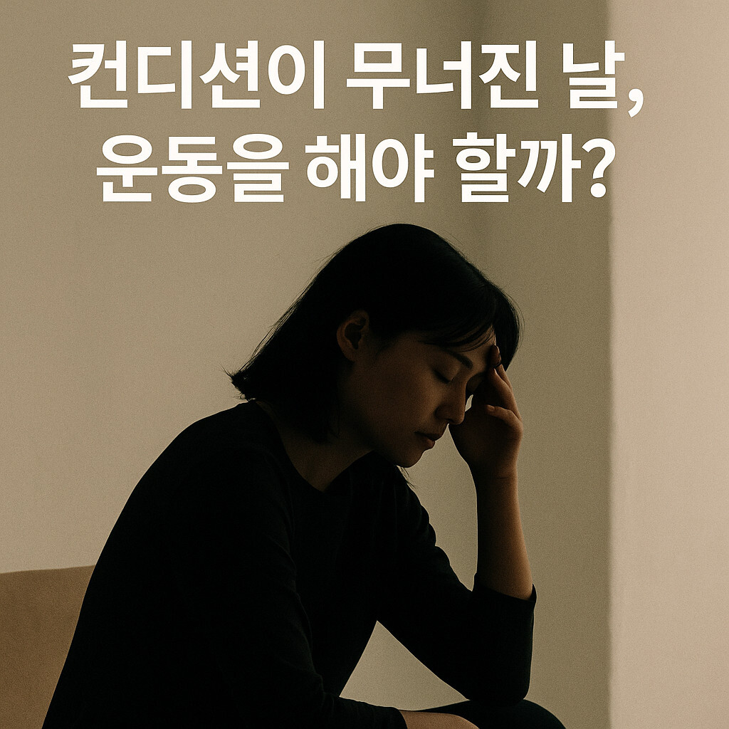 컨디션이 무너진 날 이미지