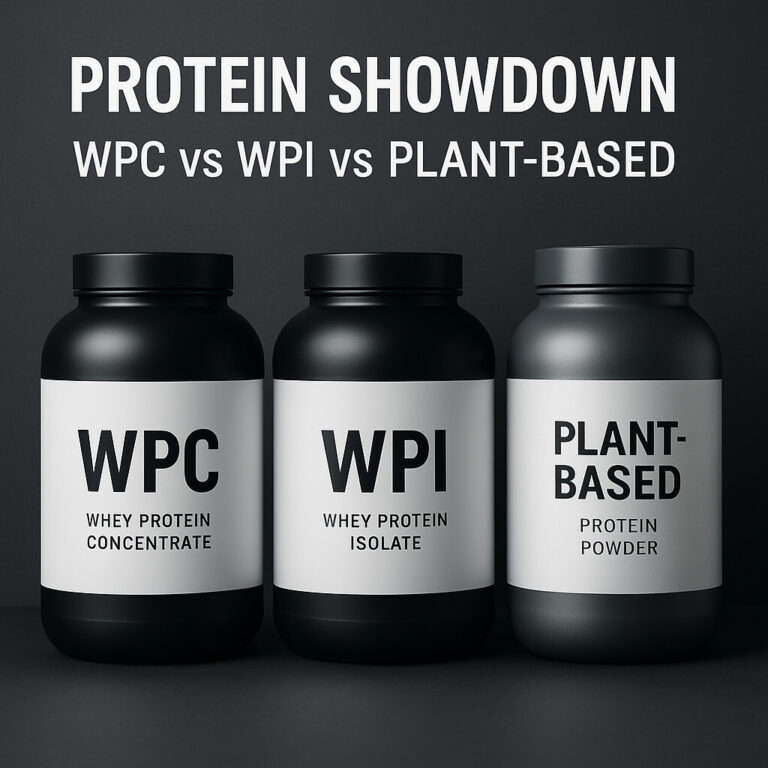 WPC vs WPI vs 식물성단백질