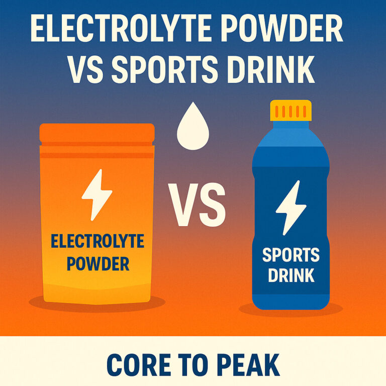 전해질, 이온음료 비교